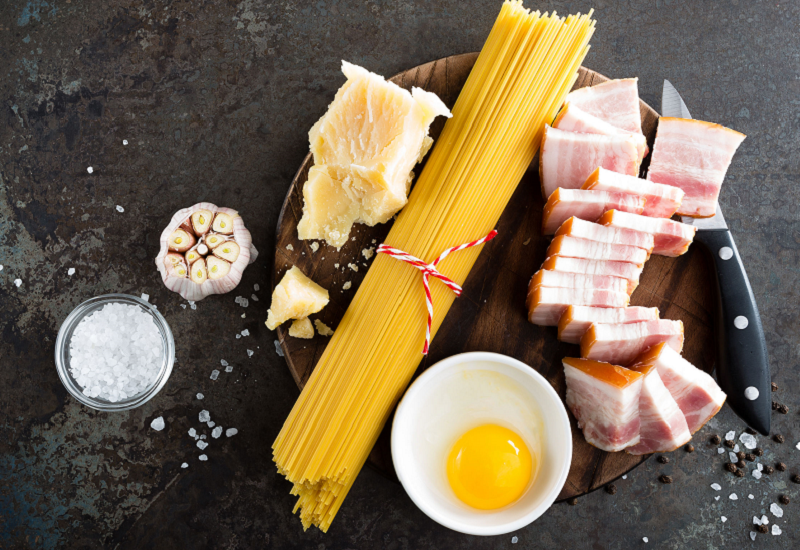 La Carbonara Presidenziale ideata dallo chef Fabrizio Boca in occasione del #CarbonaraDay